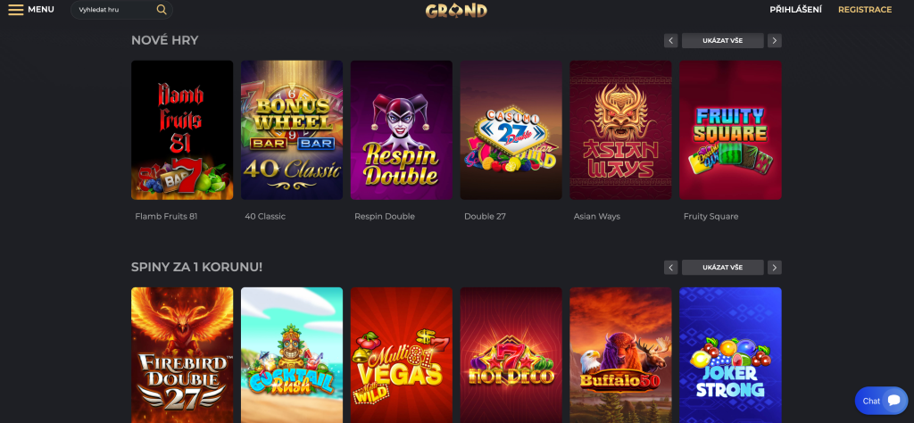 Grand casino online hry