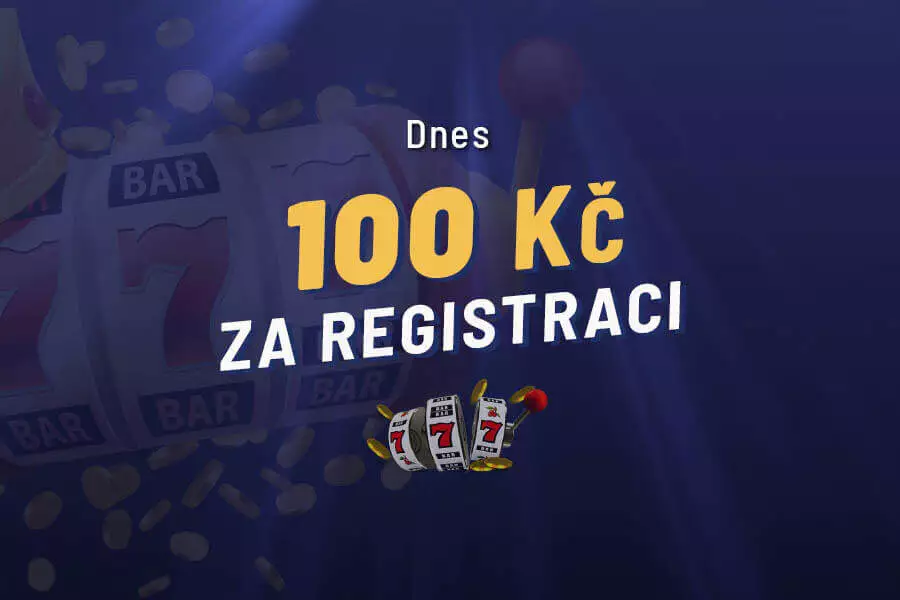 100 Kč za registraci na automaty