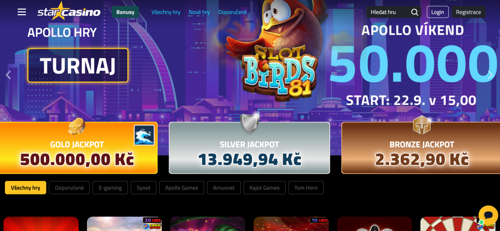 Star casino online